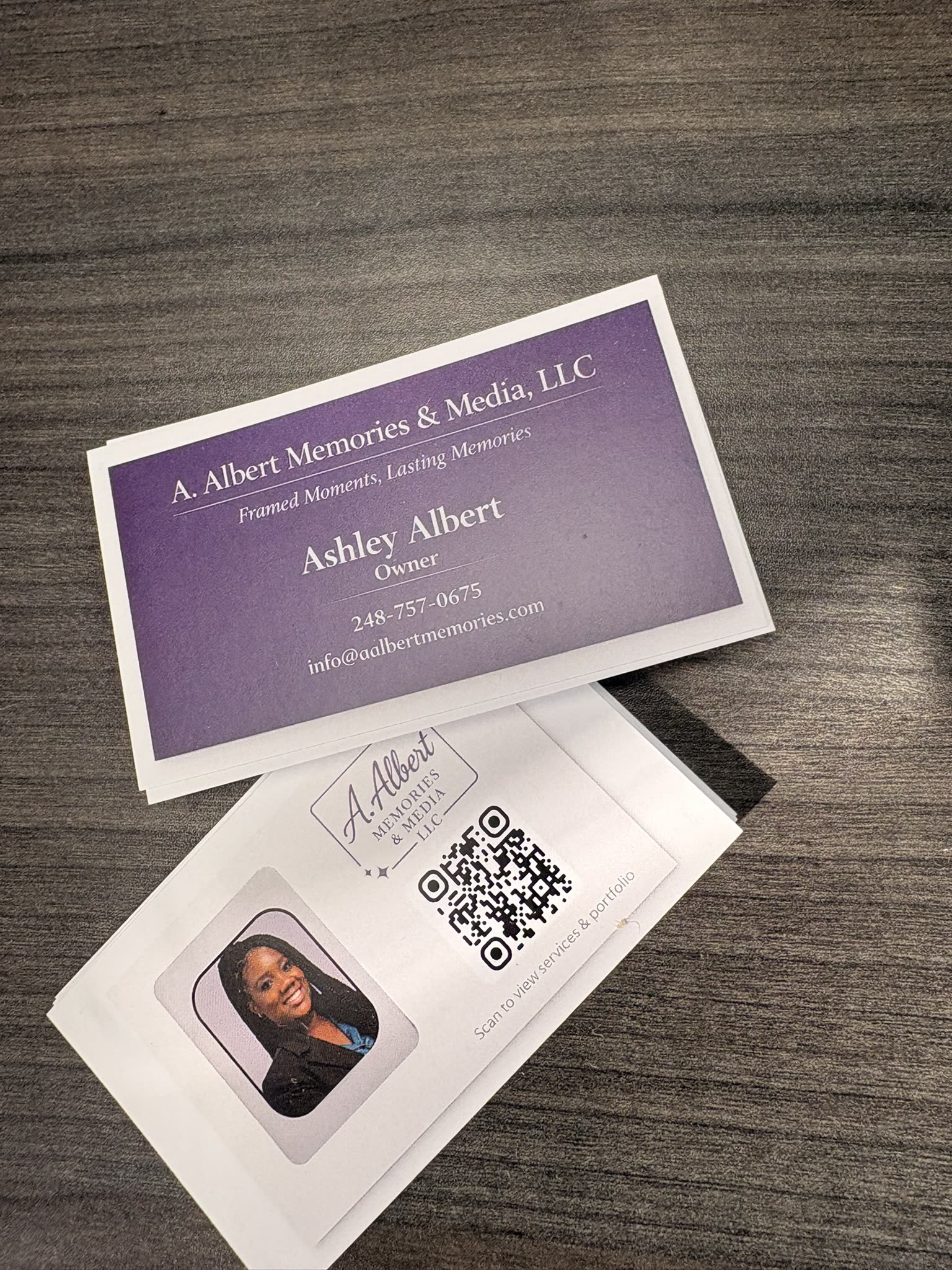 Business Cards & Designs (Printed Samples)